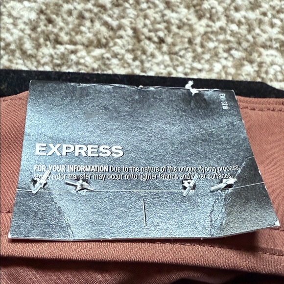 Express Rust Boot Cut Pants - Picture 4 of 7